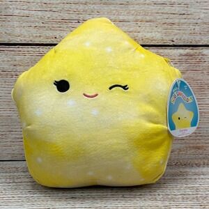 Squishmallows Estrella the Star 8 Inch Yellow Tie Dye Plush S8-#757 NWT